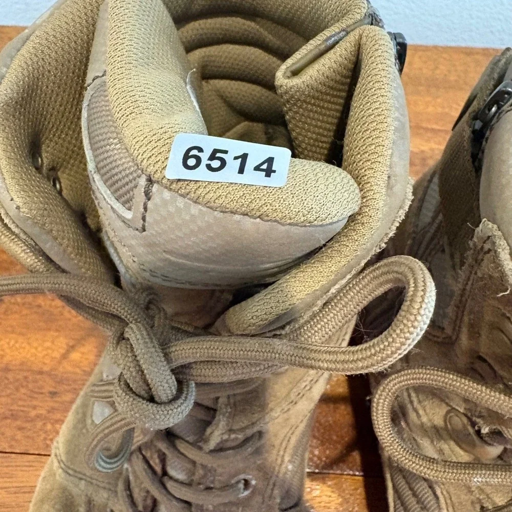 Magnum Response 8.0 7201 Men's Tactical Military Duty Work Boots Side Zip Tan 9D